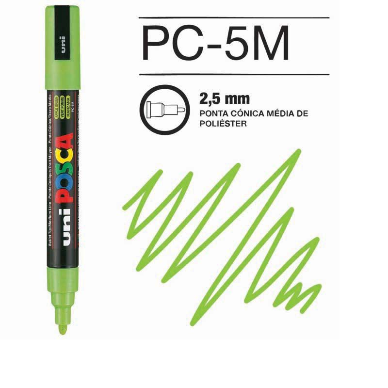 Rotulador Posca Punta Media PC-5M Verde